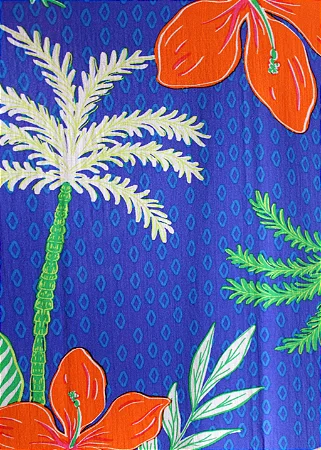 Kimono Floresta Azul #1225