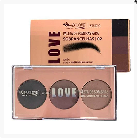 Paleta de Sombras para Sobrancelhas Max Love