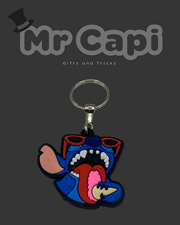 Chaveiro Stitch - Sorriso