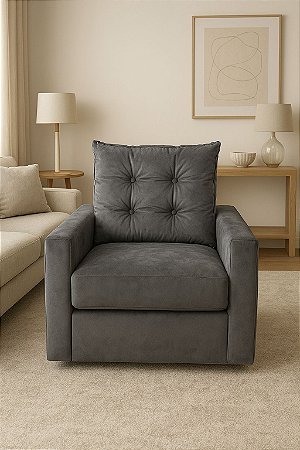 Poltrona AURORA CINZA