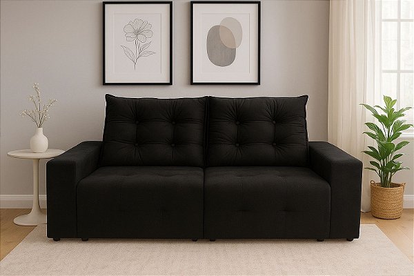 SOFÁ EVEREST PRETO