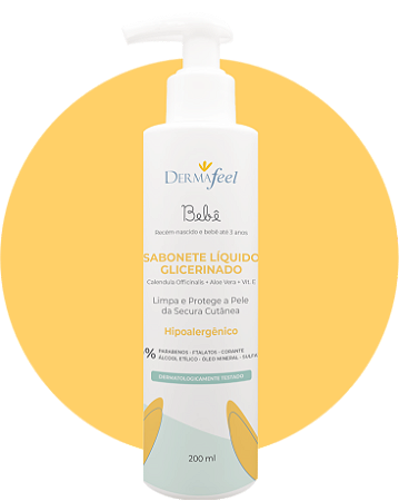 Sabonete Líquido Glicerinado Dermafeel 200ml