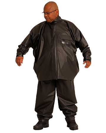 Conjunto Capa de Chuva Plus Size Masculino Motoqueiro - PVC