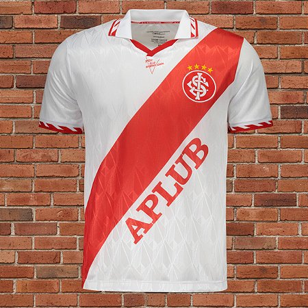 Camiseta Internacional 1995 Branca Curta