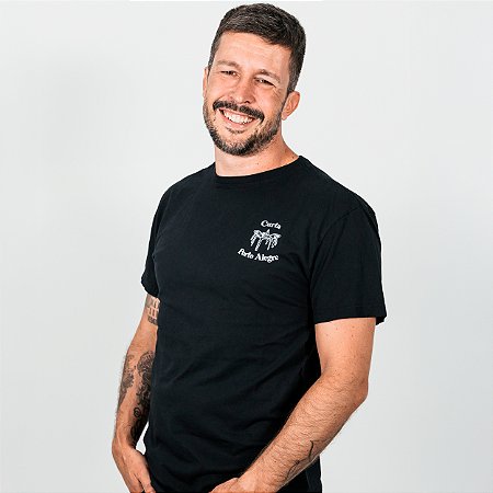 Camiseta Aniversário de Porto Alegre | Destemperados - Preta