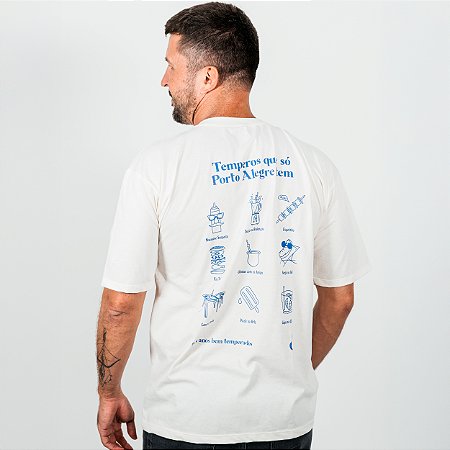 Camiseta Aniversário de Porto Alegre | Destemperados - Off White