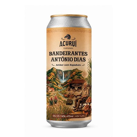 Cerveja Amber com Rapadura Bandeirantes Antônio Dias