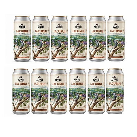 Cerveja Pilsen Jacurui | Kit 12 Latas