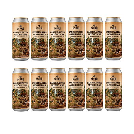 Cerveja Ambar com Rapadura Bandeirantes Antônio Dias | Kit 12 Latas
