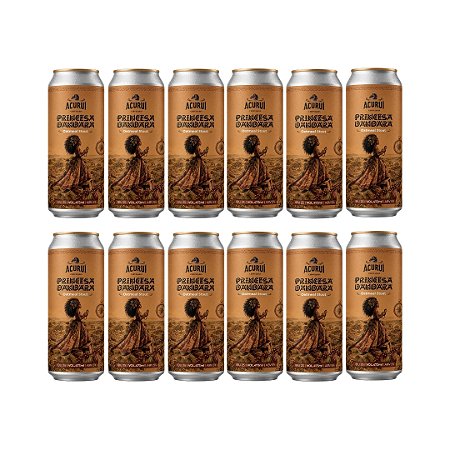 Cerveja Stout Princesa Dandara | Kit 12 Latas