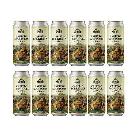 Cerveja IPA Capitão Rodrigues | Kit 12 Latas