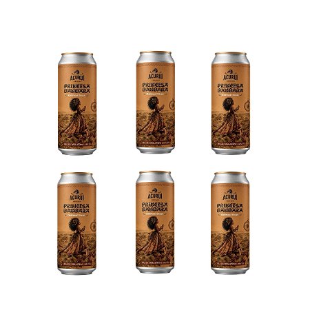 Cerveja Stout Princesa Dandara | Kit 6 Latas