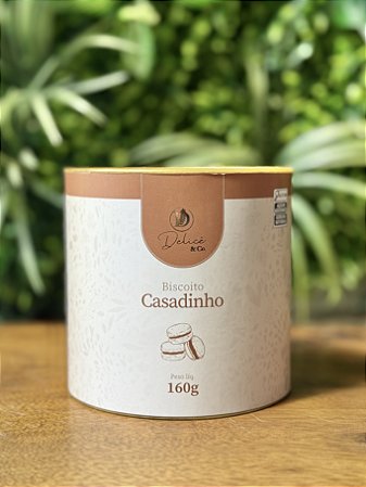 Biscoito Casadinho Lata 160g