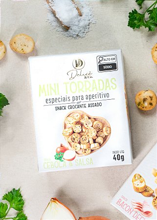 Mini Torrada Cebola e Salsa Cx 40g