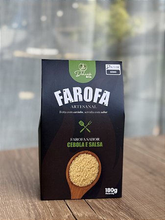 Farofa Artesanal Cebola e Salsa Cx 180g