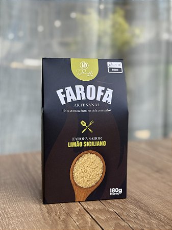 Farofa Artesanal Limão Siciliano Cx 180g