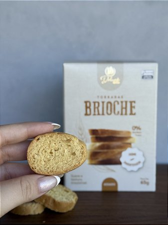 Torrada Pão Brioche 65g - caixa