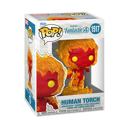 Funko Pop! - Tocha Humana (Human Torch) - Fantastic 4