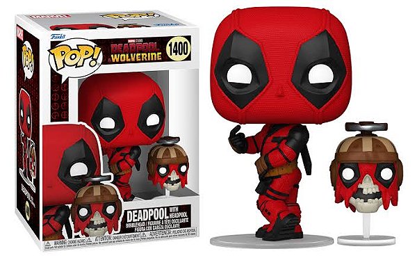 Funko Pop! Marvel: Deadpool com Headpool