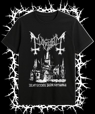 Camiseta Mayhem De Mysteriis Dom Sathanas