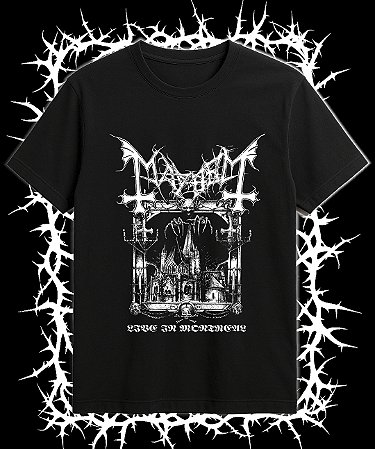 Camiseta Mayhem Black Metal