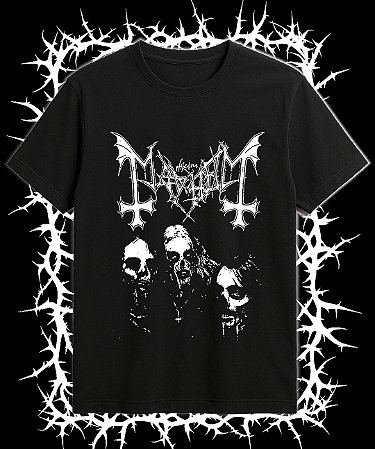 Camiseta Mayhem BLACK METAL