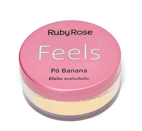 Pó de Banana Ruby Rose Ultrafino Feels