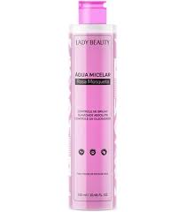 Água Micelar Lady Beauty Rosa Mosqueta 310ml - Limpeza, Tonificação e Hidratação