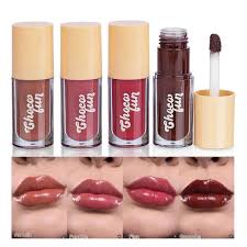 Gloss Labial Fenzza Choco Fun - Brilho Intenso e Aroma Delicioso