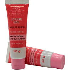 Sabonete Esfoliante Facial Cristais de Quartzo Phallebeauty