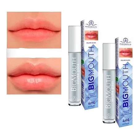 Gloss Big Mouth Phallebeauty - Volume Gloss para Lábios