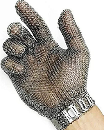 LUVA RINGCUT TAM G (9) MALHA COMPOSTA POR ANEIS DE ACO INOXIDAVE