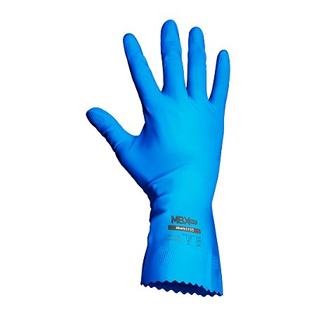 LUVA SILVERIX AZUL G (9) LATEX PREMIUM