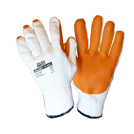 LUVA VULCANIX C/ PALMA DE BORRACHA NATURAL VULCANIZADA T/G