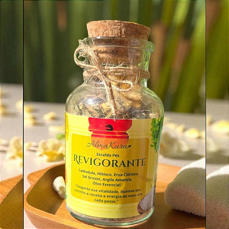 Escalda Pés Revigorante Almakura – Renovação, Descanso e Vitalidade Solar