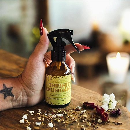 Spray Terapêutico Infinita Abundância Almakura – Magnetismo, Prosperidade e Riqueza Interior
