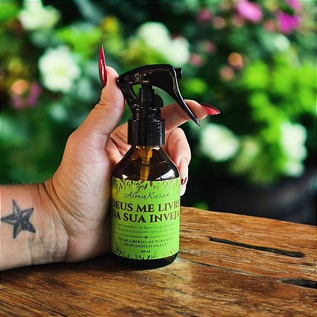 Spray Terapêutico & Energético “Deus Me Proteja da Sua Inveja” – Purificação, Proteção e Blindagem Vibracional