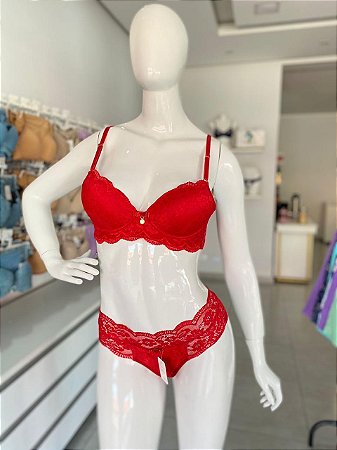 Conjunto na Renda Com Bojo