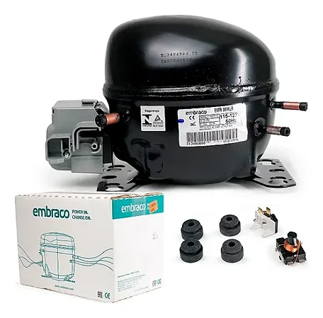 COMP EMBRACO 1/4+ HP R134 220V EMR80HLR S/RESF