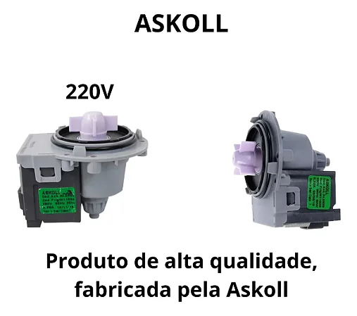 Eletrobomba Universal 220V Askol – Máquina de Lavar