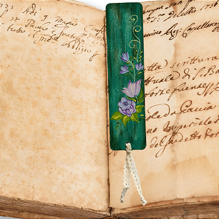 Marca Páginas Pátina Verde (Pintura Bauer)