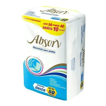 Absorvente Geriátrico Absorv Com 50 Unidades