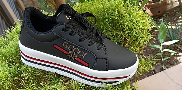 tenis gucci preto