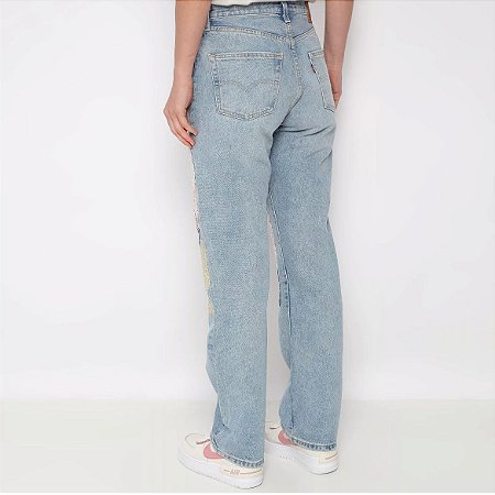 Calça Jeans 501® Original Patchwork.