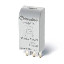 99.02.9.024.99 | Finder | Módulo de Sinalização e Proteção LED + Diodo 6/24V DC