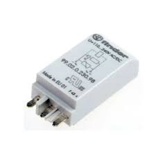 99.02.8.230.98 | Finder | Módulo de Sinalização e Proteção LED com Varistor 110/240V AC/DC