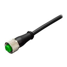 7000-12241-0140200 | Murr Elektronik | Cabo Sensor M12 Fêmea Angular 4 Pinos 2m PVC Amarelo