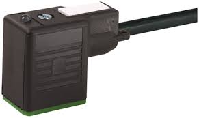 7000-18011-6160300 | Murr Elektronik | Cabo para Válvula Formato A 18mm LED Supressor 24V 3m PUR Preto