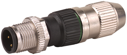 7000-12741-0000000 | Murr Elektronik | Conector M12 Macho Angular Montável 4 Pinos Terminais Parafuso