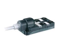 8000-84410-3340500 | Murr Elektronik | Caixa de Distribuição Exact12 4 Portas M12 4 Pinos Cabo 5m PUR LED